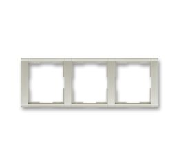 Time® rámeček trojnásobný vodorovný 3901F-A00130 32 starostříbrná ABB