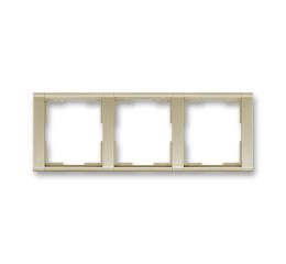 Time® rámeček trojnásobný vodorovný 3901F-A00130 33 šampaňská ABB