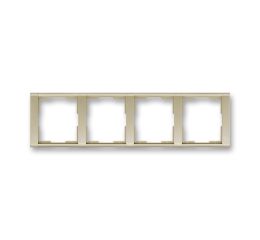 Time® rámeček čtyřnásobný vodorovný 3901F-A00140 33 šampaňská ABB