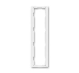 Time® rámeček čtyřnásobný svislý 3901F-A00141 03 bílá/bílá ABB