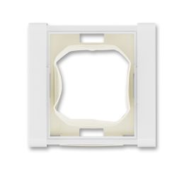 TIME 3901F-A00941B   Rámeček jednonásobný (s těsnící manžetou), IP44, bílá, ABB