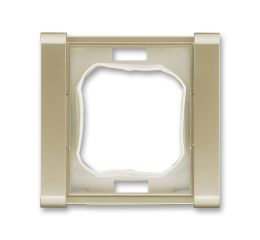 TIME 3901F-A00941K3  Rámeček jednonásobný (s těsnící manžetou), IP44, šampaňská, ABB