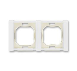 TIME 3901F-A00942B   Rámeček dvojnásobný (s těsnící manžetou), IP44, bílá, ABB