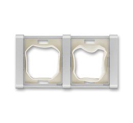 TIME 3901F-A00942G   Rámeček dvojnásobný (s těsnící manžetou), IP44, titanová, ABB