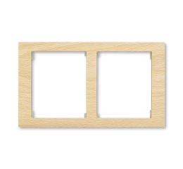 Time® Arbo rámeček dvojnásobný vodorovný 3901F-A50120 50J přírodní javor ABB