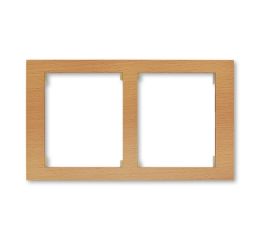 Time® Arbo rámeček dvojnásobný vodorovný 3901F-A50120 51J olše ABB