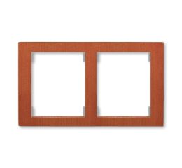 Time® Arbo rámeček dvojnásobný vodorovný 3901F-A50120 52J třešeň ABB