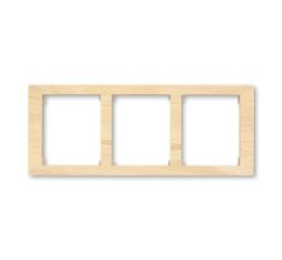 Time® Arbo rámeček trojnásobný vodorovný 3901F-A50130 50J přírodní javor ABB