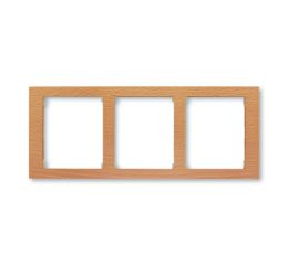 Time® Arbo rámeček trojnásobný vodorovný 3901F-A50130 51J olše ABB