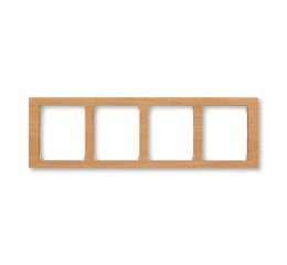 Time® Arbo rámeček čtyřnásobný vodorovný 3901F-A50140 51J olše ABB