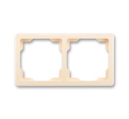 Swing® rámeček dvojnásobný (pro vodorovnou i svislou montáž) 3901G-A00020 C1 krémová ABB