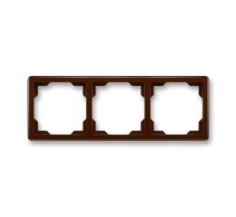 Swing® rámeček trojnásobný (pro vodorovnou i svislou montáž) 3901G-A00030 H1 hnědá ABB