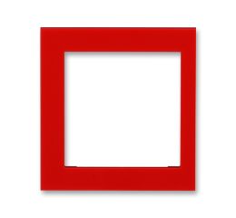 Levit® kryt rámečku s otvorem 55x55, krajní 3901H-A00255 65 červená ABB