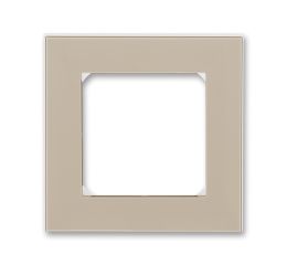 Levit® rámeček jednonásobný 3901H-A05010 18 macchiato/bílá ABB