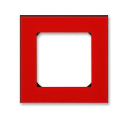 Levit® rámeček jednonásobný 3901H-A05010 65 červená/kouřová černá ABB
