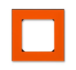 Levit® rámeček jednonásobný 3901H-A05010 66 oranžová/kouřová černá ABB