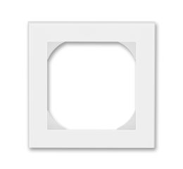 Levit® rámeček jednonásobný s otvorem 55x55 3901H-A05510 01 bílá/ledová bílá ABB
