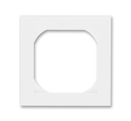 Levit® rámeček jednonásobný s otvorem 55x55 3901H-A05510 03 bílá/bílá ABB