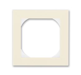 Levit® rámeček jednonásobný s otvorem 55x55 3901H-A05510 17 slonová kost/bílá ABB
