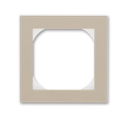 Levit® rámeček jednonásobný s otvorem 55x55 3901H-A05510 18 macchiato/bílá ABB