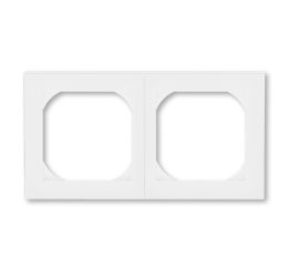 Levit® rámeček dvojnásobný s otvorem 55x55 3901H-A05520 03 bílá/bílá ABB