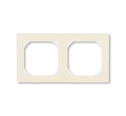 Levit® rámeček dvojnásobný s otvorem 55x55 3901H-A05520 17 slonová kost/bílá ABB