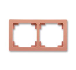 Swing®L rámeček dvojnásobný (vodorovná i svislá montáž) 3901J-A00020 R3 cihlová ABB