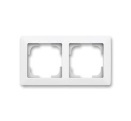 Zoni® rámeček dvojnásobný pro vodorovnou i svislou montáž 3901T-A00020 240 matná bílá ABB