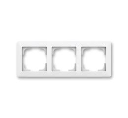 Zoni® rámeček trojnásobný pro vodorovnou i svislou montáž 3901T-A00030 240 matná bílá ABB