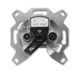 Účastnická zásuvka TV+R průběžná 5011-A3607 7dB (EU 3607) ABB