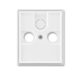 Time®, Element® kryt zásuvky televizní, rozhlasové a satelitní 5011E-A00300 01 bílá/ledová bílá ABB