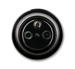 Decento® zásuvka TV+R-SAT koncová 5011K-C00403 N černá porcelánová ABB