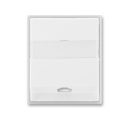 Time®, Element® kryt zásuvky telefonní jednonásobné (pro přístroj 5013U) 5013E-A00213 01 bílá/ledová bílá ABB