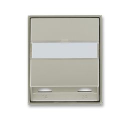 5013E-A00215 32 Kryt zásuvky telefonní dvojnásobné (pro přístroj 5013U) starostříbrná