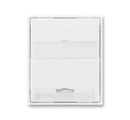 Element®, Time® kryt zásuvky ISDN s 1 otvorem 5013E-A00251 03 bílá/bílá ABB