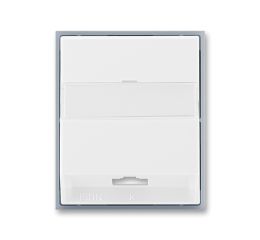 Element® kryt zásuvky ISDN s 1 otvorem 5013E-A00251 04 bílá/ledová šedá ABB