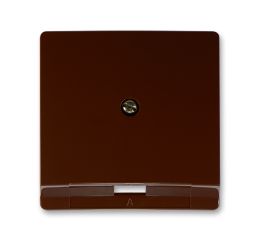 Swing® kryt zásuvky telefonní jednonásobné 5013G-A00213 H1 hnědá ABB