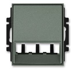 5014E-A00400 34 Kryt zásuvky komunikační (pro prvky Panduit Mini-Com) antracitová