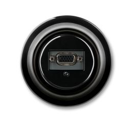 Decento® zásuvka komunikační VGA 5014K-C00426 N černá ABB