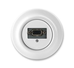 Decento® zásuvka komunikační VGA 5014K-C00426 bílá ABB