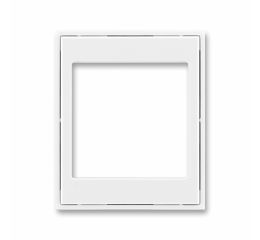 Element®, Time® kryt přístroje osvětlení s LED, přístroje AudioWorld nebo adaptéru Profil 45 5016E-A00070 03 bílá/bílá ABB