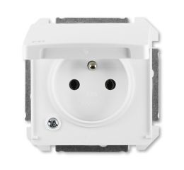 Swing®, Swing®L zásuvka jednonásobná s clonkami, krytí IP44 5518G-A02989 B jasně bílá ABB