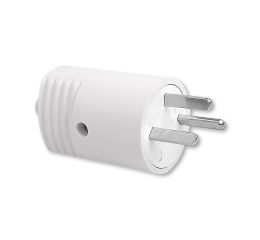 Vidlice 5538N-C01701 S s přímým vývodem, 10 A, 250 V AC, DC, vzor C šedá