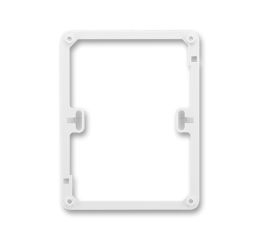 Rámeček 5914-0169 B1 distanční pod dvojnásobnou zásuvku Classic, Swing jasně bílá