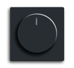 Future® linear, Busch-axcent®kryt stmívače s otočným ovladačem 2CKA006599A2966 mechová černá ABB