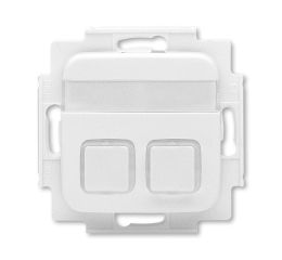 Reflex SI modul kontrolní dvojitý s tlačítky 2TKA002110G1 alpská bílá ABB