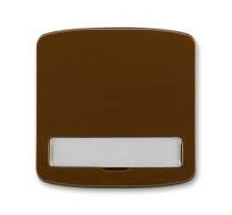 Tango® kryt spínače jednoduchý s popisovým polem 3558A-A00620 H hnědá ABB