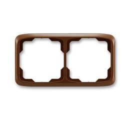 Tango® rámeček dvojnásobný vodorovný 3901A-B20 H hnědá ABB