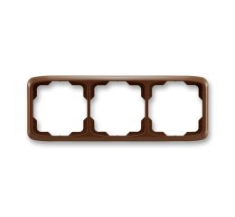 Tango® rámeček trojnásobný vodorovný 3901A-B30 H hnědá ABB