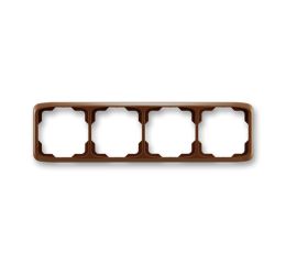 Tango® rámeček čtyřnásobný vodorovný 3901A-B40 H hnědá ABB